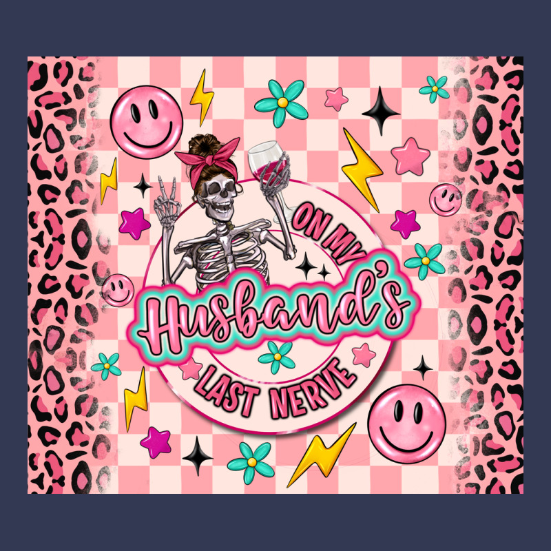 On My Husbunds Last Nerve Pink Heavyweight Hoodie by MaliasSmallBusiness | Teevron
