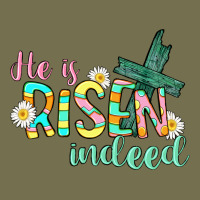 He Is Risen Indeed Easter Vintage Hoodie | Teevron