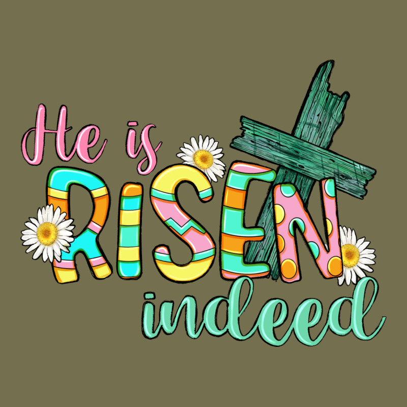 He Is Risen Indeed Easter Vintage Hoodie by CowGirlArtShop | Teevron