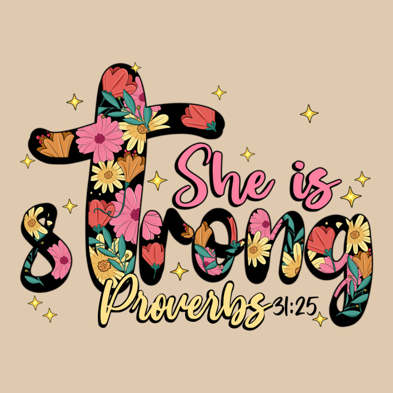 She Is Strong Proverbs 31 25 Heavyweight Sweatshirt by JahusDesignShop | Teevron