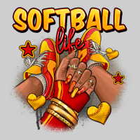 Softball Life Afro Girl Sneakers Premium Tee | Teevron