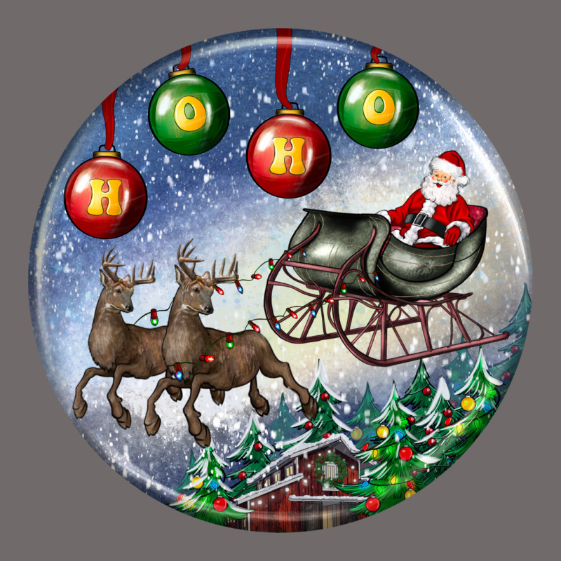 Santa Claus With Deer Christmas Ornament Urban Heavy Tee by BundleAndBundleShop | Teevron
