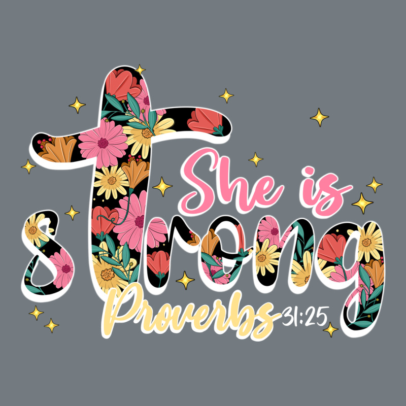 She Is Strong Proverbs 31 25 Heavyweight Sweatshirt by JahusDesignShop | Teevron