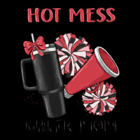 Hot Mess Always Stressed Cheer Mom Zipper Hoodie | Teevron