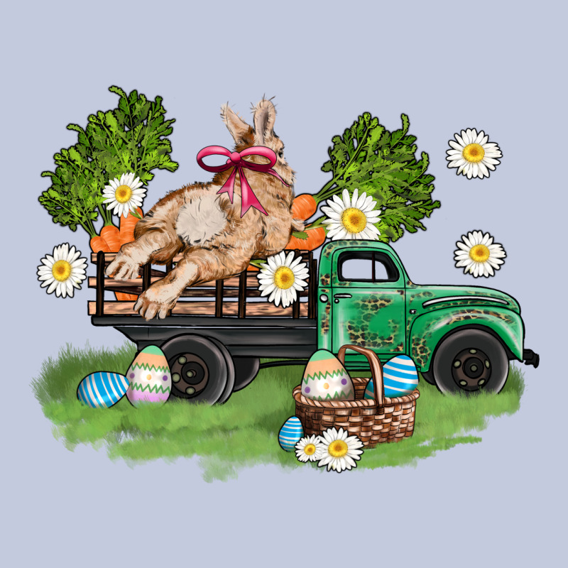 Easter Truck With Bunny Long Sleeve Tee by AdoDesignShop | Teevron