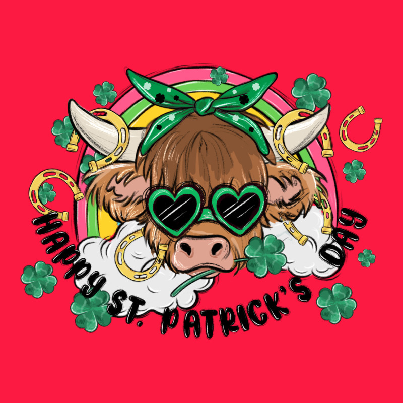St. Patrick's Day Highland Cow Zipper Hoodie by MaliasSmallBusiness | Teevron