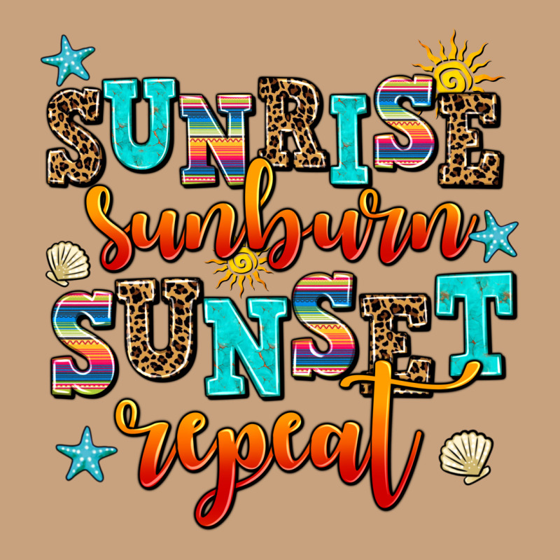 Sunrise Sunburn Sunset Repeat Vintage Tee by AdoDesignShop | Teevron