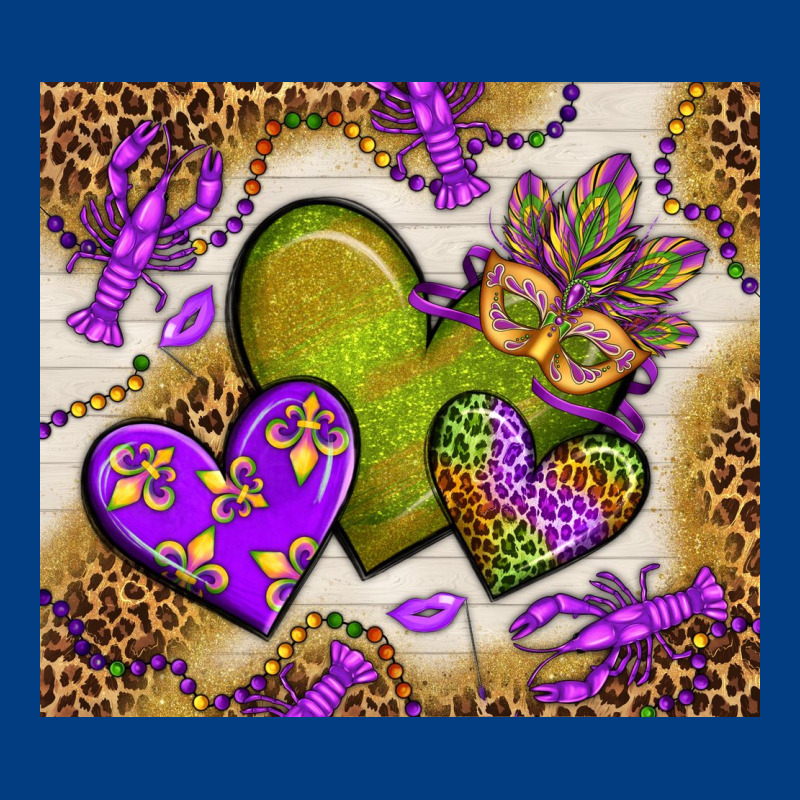Mardi Gras Hearts Tumbler Bbs Premium Sweatshirt by BundleAndBundleShop | Teevron