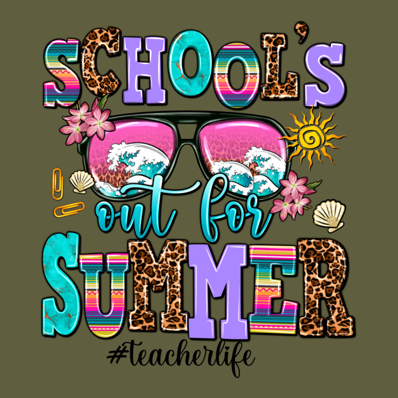 School's Out For Summer Teacherlife Vintage Tee by AdoDesignShop | Teevron