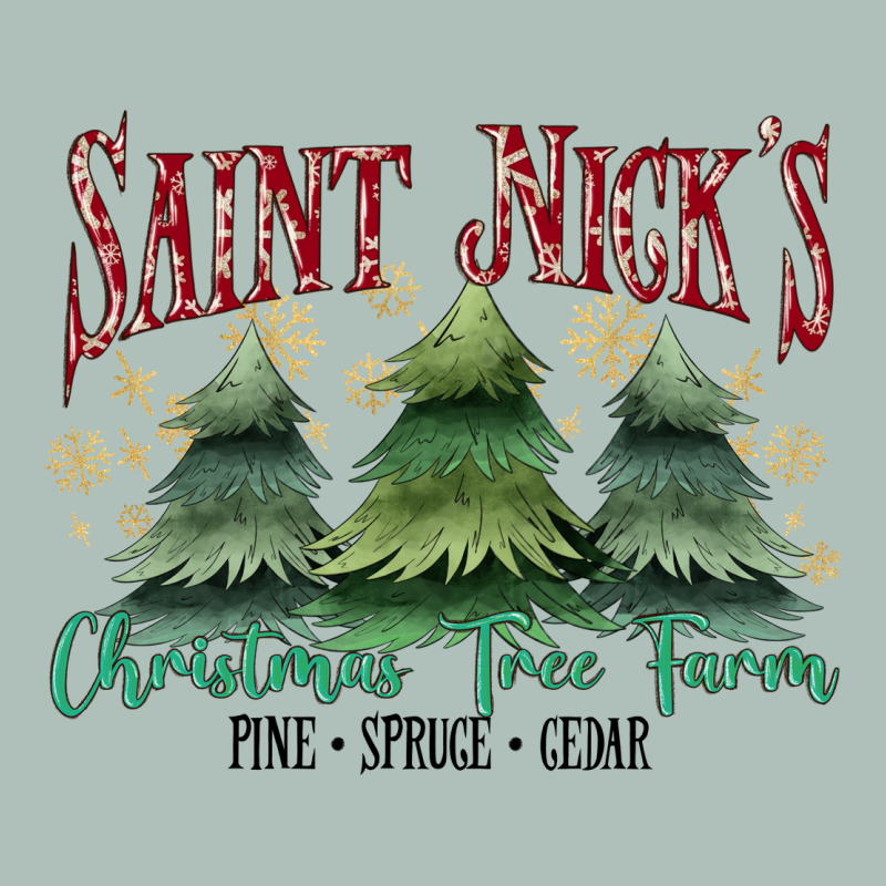Saint Nick's Christmas Tree Farm Heavyweight Hoodie by MaliasSmallBusiness | Teevron