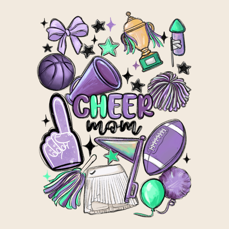 Cheer Mom Zipper Hoodie by MaliasSmallBusiness | Teevron