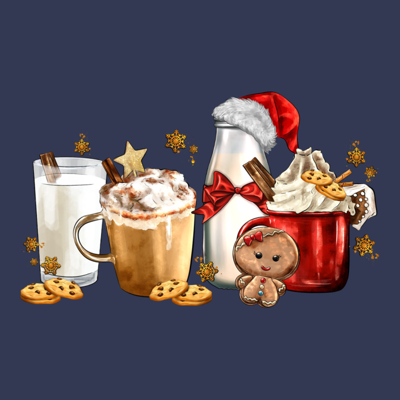 Christmas Milk And Cookie Latte Coffee Cups Heavyweight Hoodie by MaliasSmallBusiness | Teevron