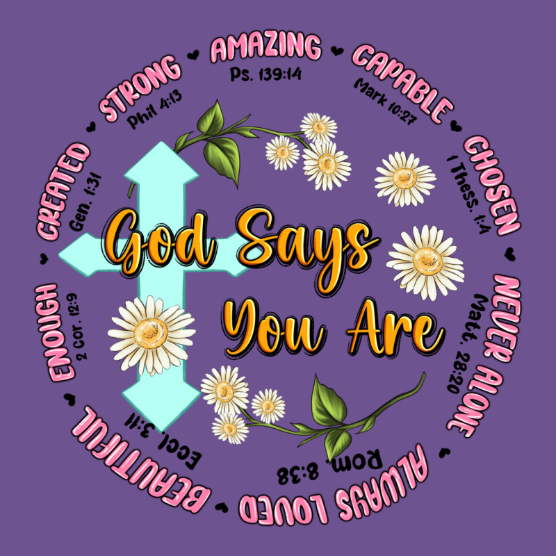 God Says You Are Vintage Tee by JahusDesignShop | Teevron