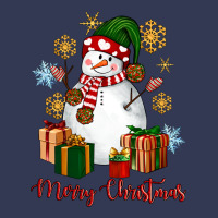 Snowman Merry Christmas Heavyweight Hoodie | Teevron
