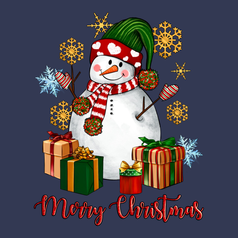 Snowman Merry Christmas Heavyweight Hoodie by NancyCooperArtShop | Teevron