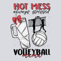 Hot Mess Always Stressed Volleyball Mama Zipper Hoodie | Teevron