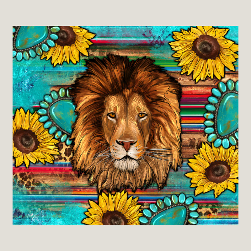 Western Lion Tumbler Heavy Core Tee by Artiststas | Teevron