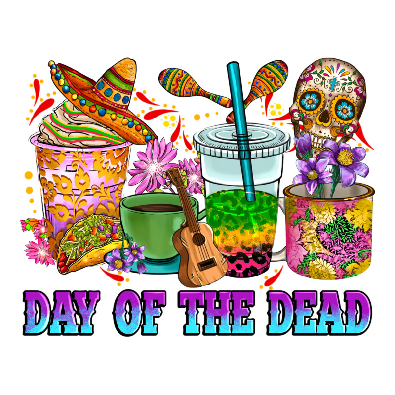 Day Of The Dead Coffee Cups Premium Tee by RanaPortraitStore | Teevron