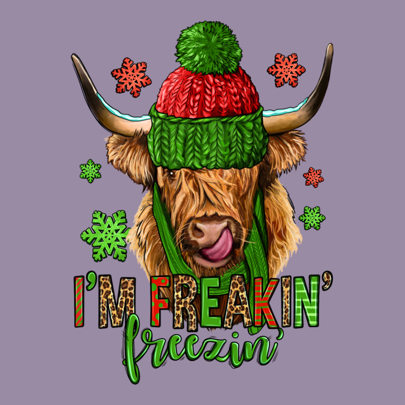 I'm Freakin Freezin Christmas Long Haired Cow Classic Tee by Jasminsmagicworld | Teevron