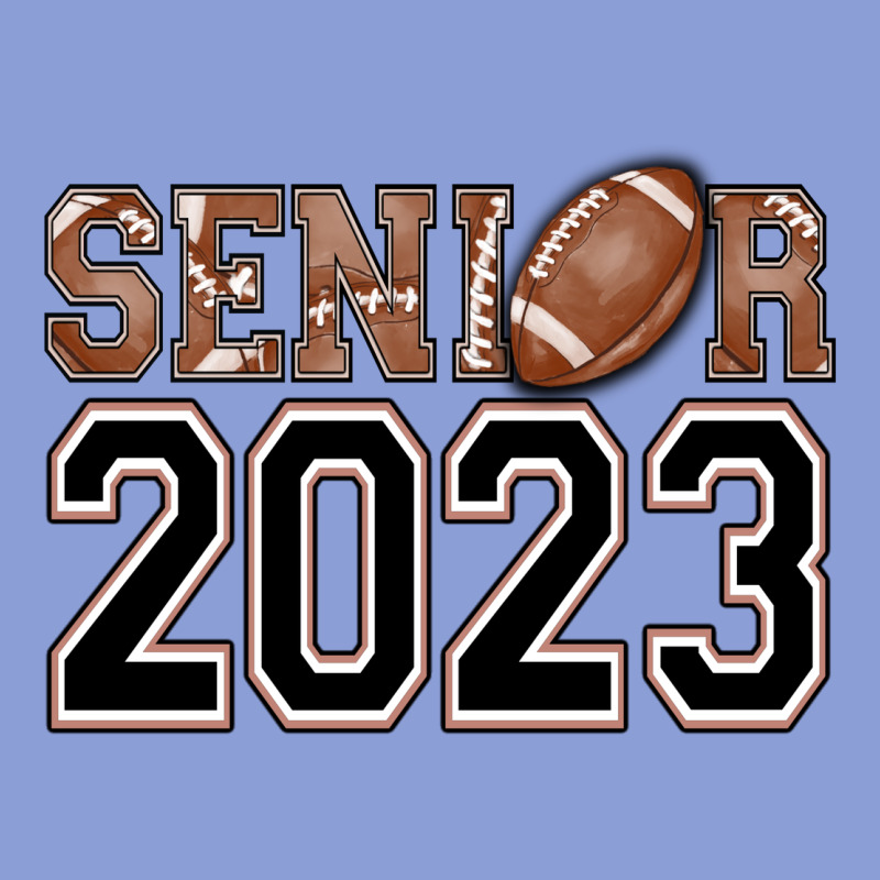 Senior 2023 American Football Long Sleeve Tee by AdoDesignShop | Teevron