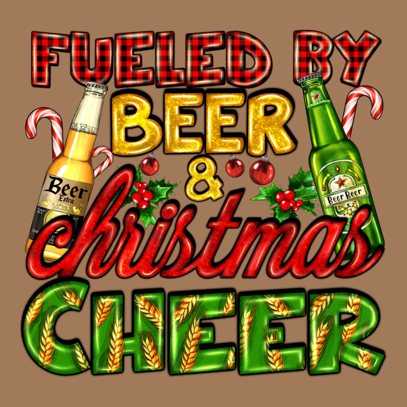 Fueled By Beer And Christmas Cheer With Beer Bottles Classic Tee by AdoDesignShop | Teevron