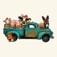 Farm Animals Truck Premium Hoodie | Teevron