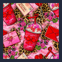 Valentines Day Coffee Cups And Love Letter With Xoxo And Leopard Seaml Premium Sweatshirt | Teevron