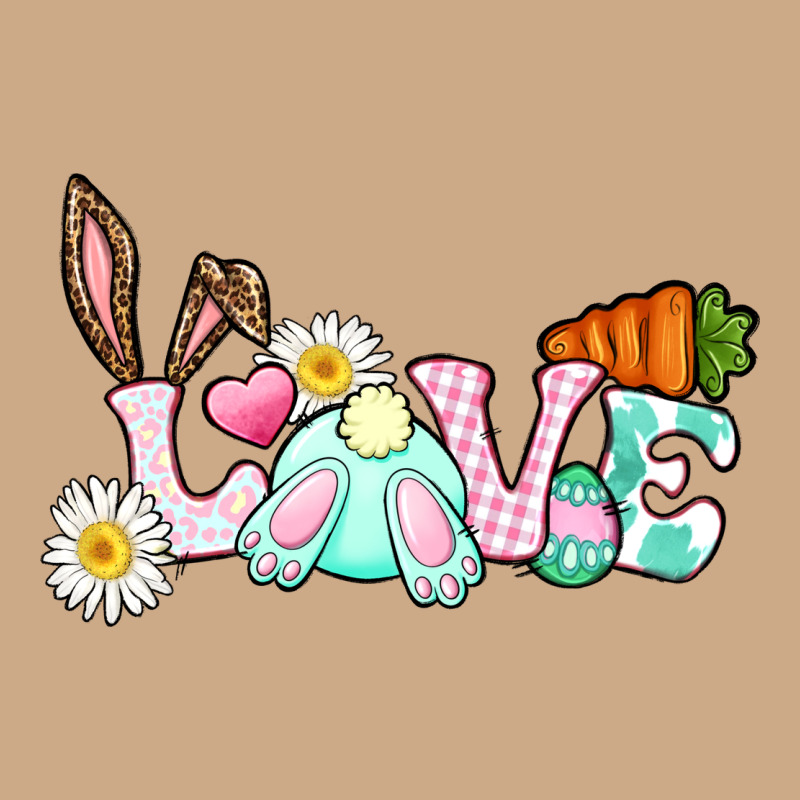 Love Easter Bunny Easter Day Vintage Hoodie by CowGirlArtShop | Teevron