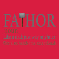Fa-thor Like Dad Just Way Mightier Premium Hoodie | Teevron