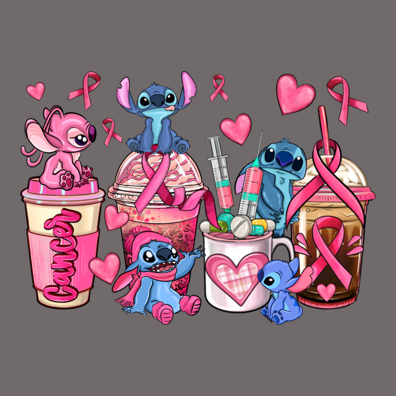 Breast Cancer Stitch Coffee Cups Urban Heavy Tee by AdoDesignShop | Teevron