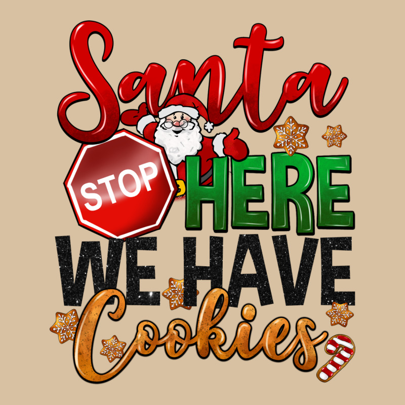 Santa Here We Have Cookies Heavyweight Hoodie by NancyCooperArtShop | Teevron