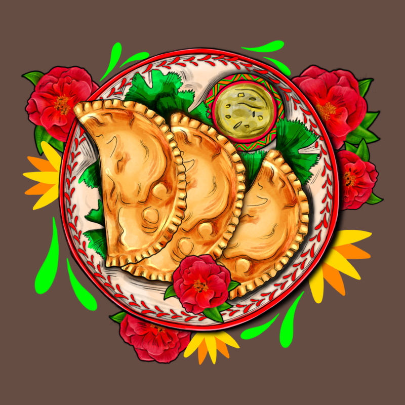 Empanadas Plate And Roses Long Sleeve Tee by AdoDesignShop | Teevron