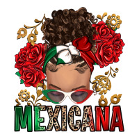 Mexicana Latina messy bun | Teevron