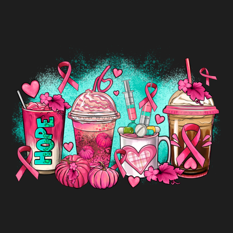 Breast Cancer  Coffee Cups Classic Tee by AdoDesignShop | Teevron