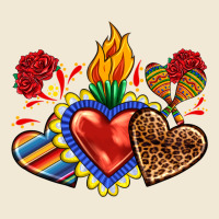 Sacred Heart With Leopard And Serape Heart Premium Tee | Teevron