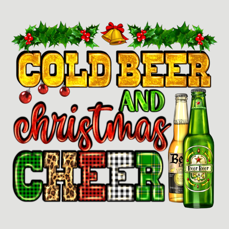 Cold Beer And Christmas Cheer With Beer Bottles Classic Tee by AdoDesignShop | Teevron