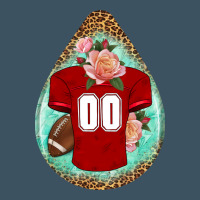 American Football And Western Roses Teardrop Urban Heavy Tee | Teevron
