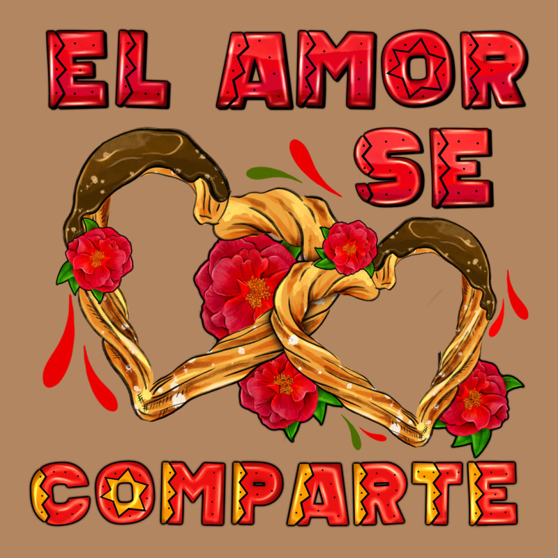 El Amor Se Comparte With Churros Long Sleeve Tee by AdoDesignShop | Teevron