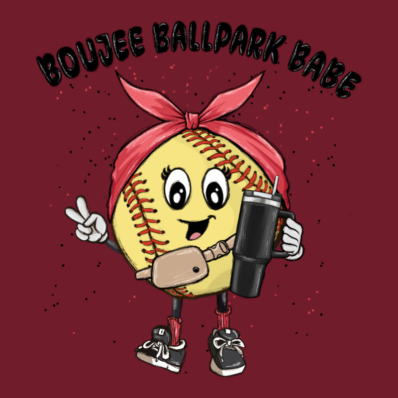 Boujee Ballpark Babe Zipper Hoodie by MaliasSmallBusiness | Teevron