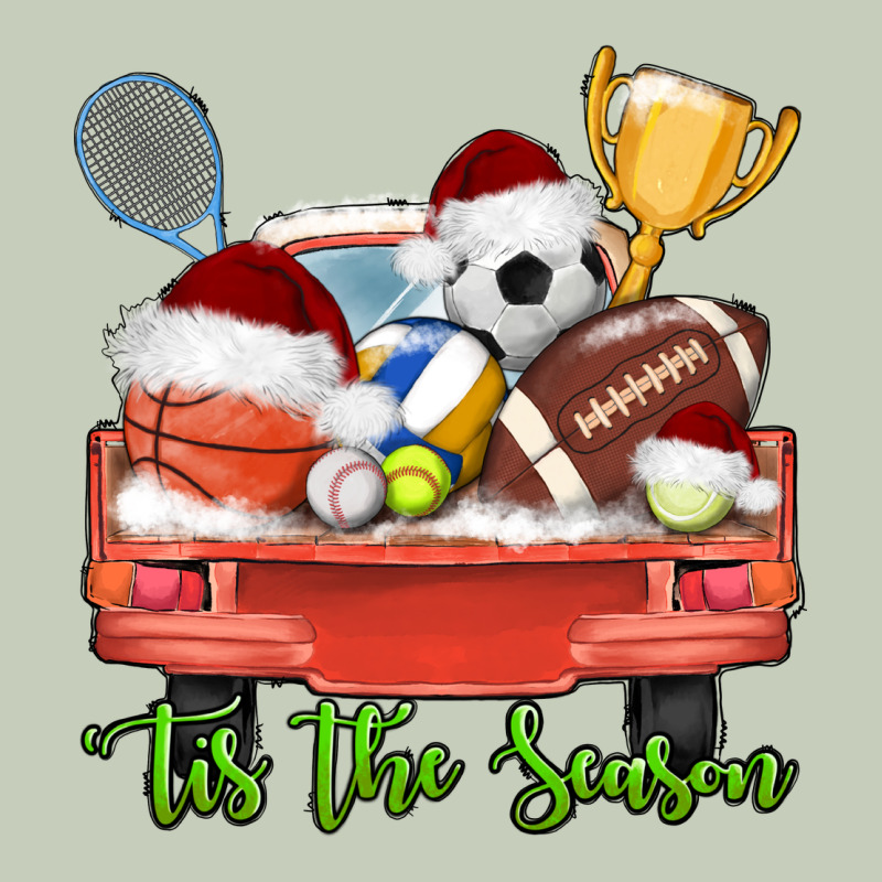 Tis The Season Sports Truck Christmas Long Sleeve Tee by AdoDesignShop | Teevron