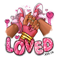 loved valentine's day afro girl sneakers | Teevron