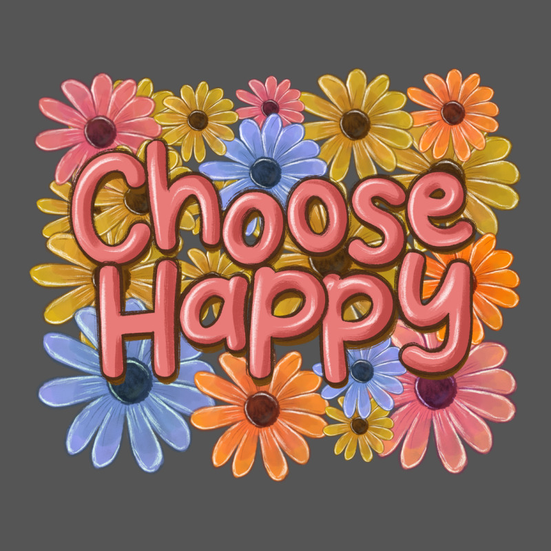 Choose Happy Zipper Hoodie by MaliasSmallBusiness | Teevron