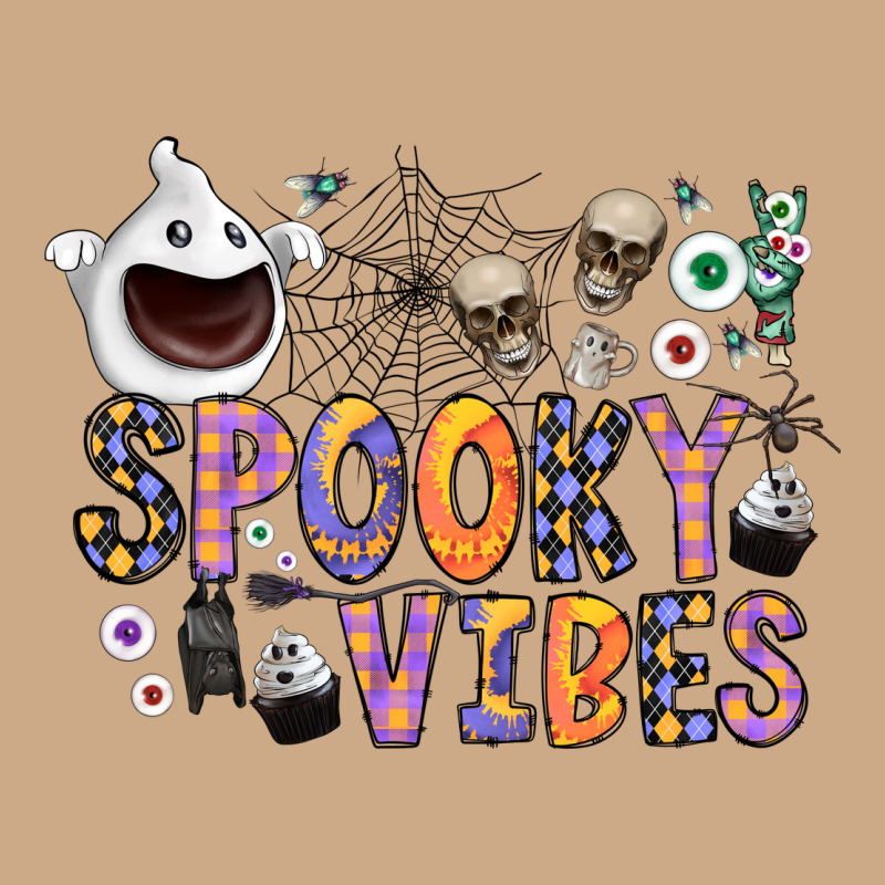 Spooky Vibes Vintage Hoodie by CowhideDigitalArt | Teevron