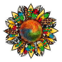 autism awareness cowhide leopard sunflower | Teevron