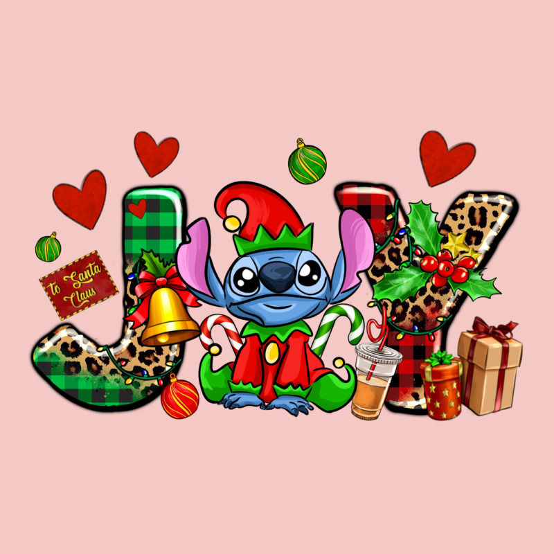 Joy With Christmas Elf Stitch Urban Heavy Tee by AdoDesignShop | Teevron