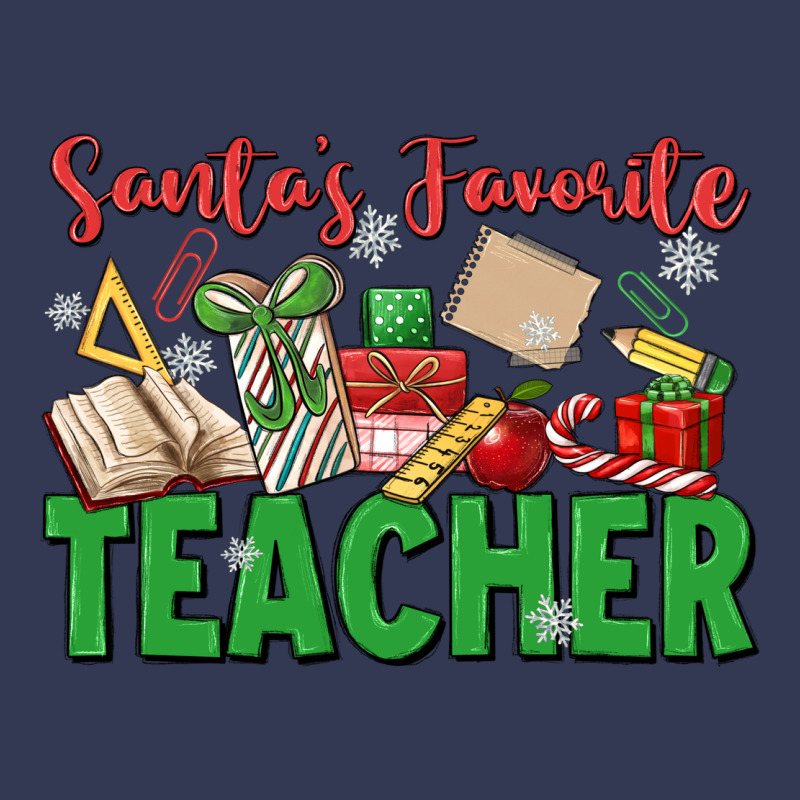 Santa's Favorite Teacher Heavyweight Hoodie by MaliasSmallBusiness | Teevron