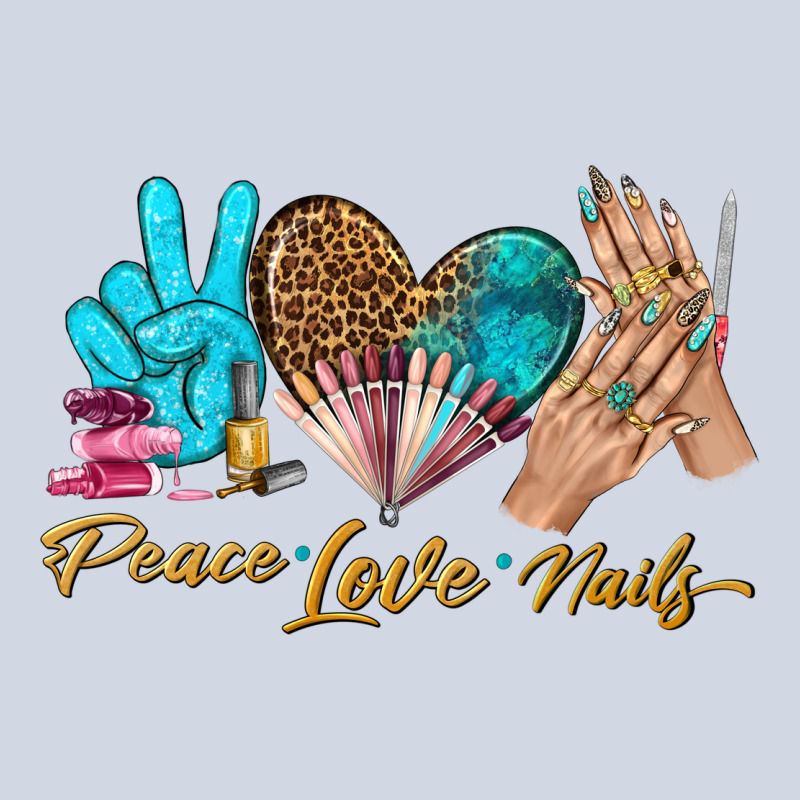 Peace Love Nails Bbs Premium Sweatshirt by BundleAndBundleShop | Teevron