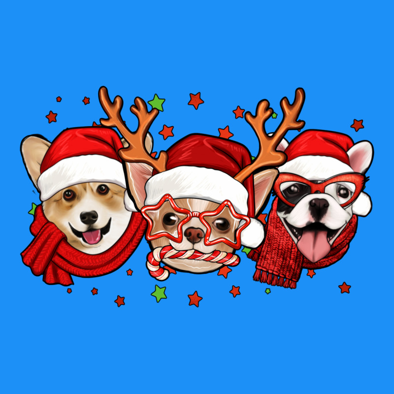 Christmas Dogs Corgi Chihuahua Frenchie Classic Tee by Jasminsmagicworld | Teevron