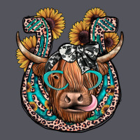 Highland Cow Horseshoe Vintage Hoodie | Teevron