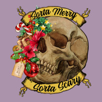 Sorta Merry Sorta Scary Skull Heavyweight Hoodie | Teevron